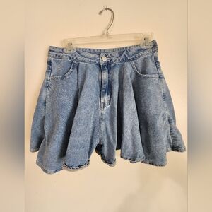 Denim Blue Women's Skirt/ Skort